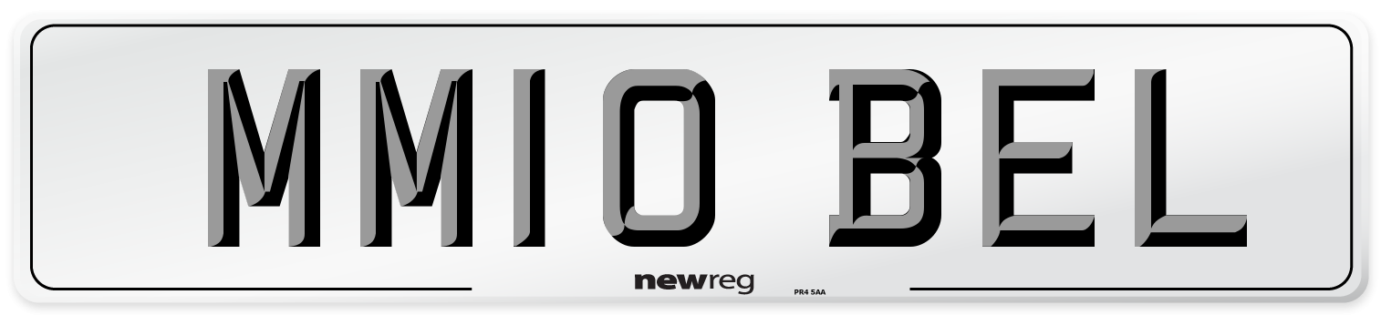 MM10 BEL Number Plate from New Reg